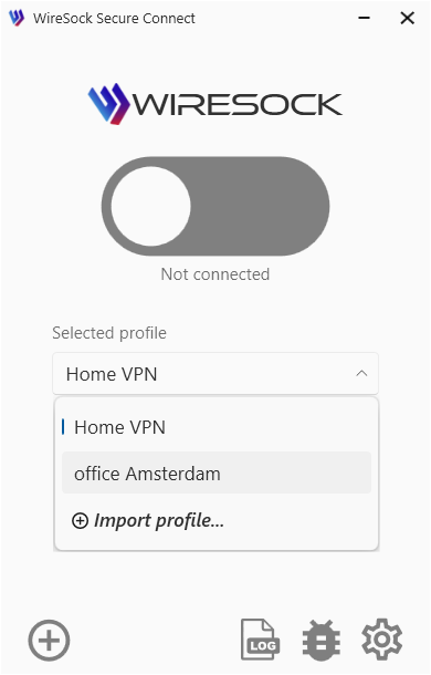Select profile