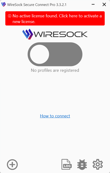 Licensing banner
