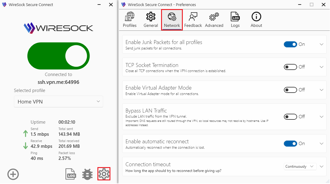 Windows WiFI Hotspot Settings